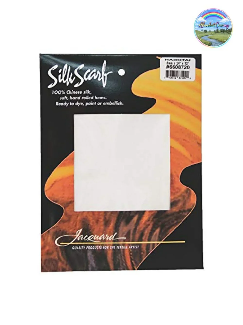 Silk Habotai Scarf 14x72 Ready to Dye Extreme Soft